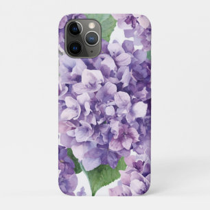 Lila Hortensie Wasserfarben Floral Lavendelblüte Case-Mate iPhone Hülle