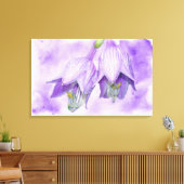 Lila Hosta-Blume Leinwanddruck (Insitu (Wohnzimmer))