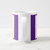 Lila Hot Branved Pfirsiche Rezept Tasse (Rückseite)