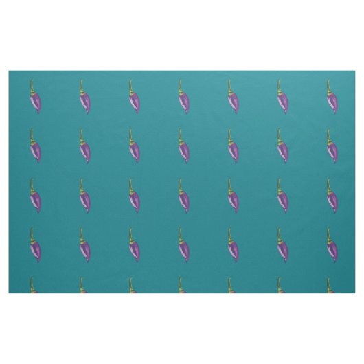 Lila Hot Paprikaschoten Stoff (Fat Quarter (45,7 x 55,9 cm))