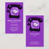 Lila Hotline - Lila (9933CC) Visitenkarte (Vorne/Hinten)