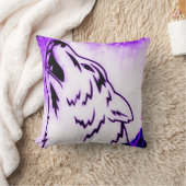 Lila Howl Kissen (Decke)