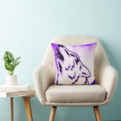 Lila Howl Kissen (Stuhl )