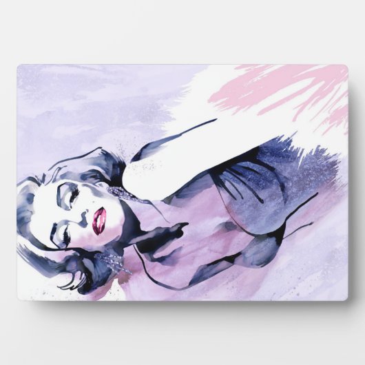 Lila hübsch fotoplatte (Vorderseite)