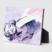 Lila hübsch fotoplatte (Seite)