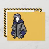 lila hübsch postkarte (Vorne/Hinten)