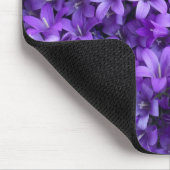 Lila Hübsche Blume Mousepad (Ecke)