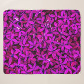 Lila Hübsche Blume Muster-23209 Sherpadecke (Vorderseite (Horizontal))