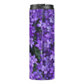 Lila Hübsche Blume Thermosbecher (Rückseite)