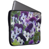 Lila Hübsche Stiefmütterchen, Laptopschutzhülle (Vorne Rechts)