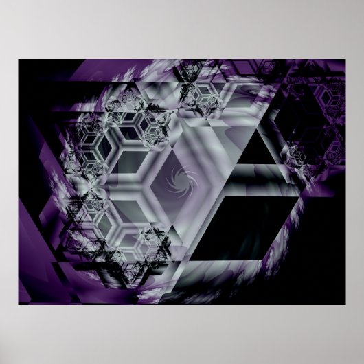 Lila Hue Print Poster (Vorne)