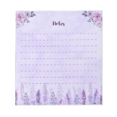 Lila Hues Notizblock (Vorderseite)