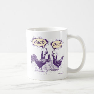 Lila Huhn Bach Pun Kaffeetasse