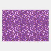 Lila Hühnereier Hühnereier Ostermuster Geschenkpapier Set (Vorderseite 2)