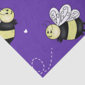 Lila Hummel Seidenpapier (Detail)