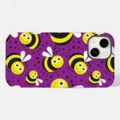Lila Hummeln iPhone | iPhone 14 Case-Mate Hülle (Rückseite (Horizontal))