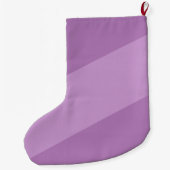 Lila Hummingbird Clematics Blume Hübsch Urlaub Großer Weihnachtsstrumpf (Rückseite)