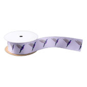 Lila Hummingbird Satin Ribbon Satinband (Spule)