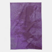 Lila Hund Geschirrtuch (Vertikal)