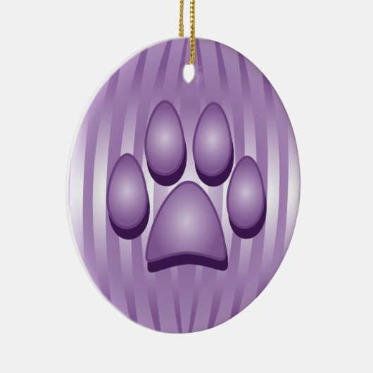 Lila Hundeknochen und Weihnachtsschmuck (Rechts)