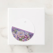 Lila Hütte Floral Presentiefe Geschenkanhänger (Beispiel)