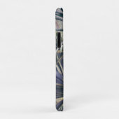 Lila Hyacinths Monogram tropische Palmen Case-Mate iPhone Hülle (Hinten/Rechts)