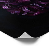 Lila Hyazinthe-Blume Art Print Poster (Ecke)