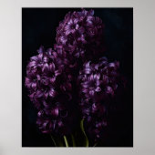 Lila Hyazinthe-Blume Art Print Poster (Vorne)