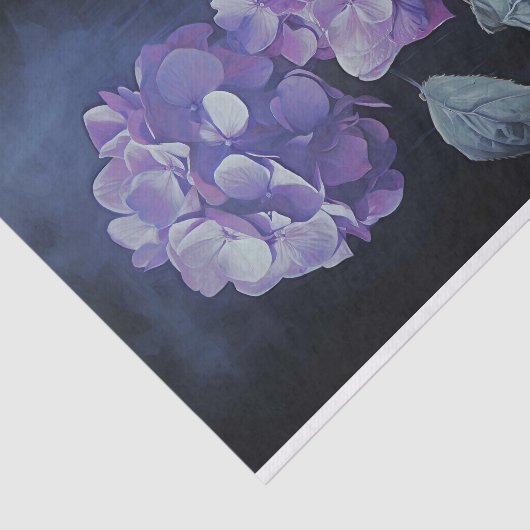 Lila Hydrangea 1 Dekoupage Paper Seidenpapier (Ausschnitt)