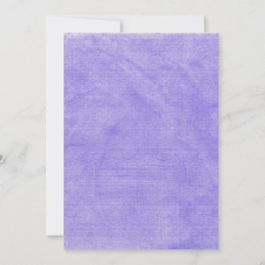 Lila Hydrangea Ankündigung Datum freihalten (Rückseite)