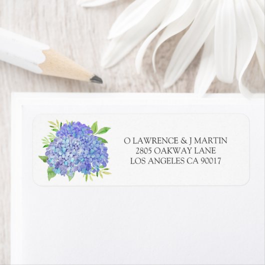 Lila Hydrangea-Blätter Blumenhochzeit (Insitu)