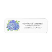 Lila Hydrangea-Blätter Blumenhochzeit (Vorne)