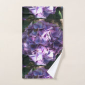 Lila Hydrangea-Blume Badhandtuch Set (Handtuch)