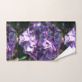 Lila Hydrangea-Blume Badhandtuch Set (Handtuch)