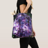 Lila Hydrangea-Blume Tasche (Von Nahem)