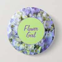Lila Hydrangea-Blumen-Mädchen