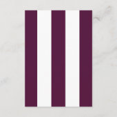 Lila Hydrangea - Blumenkarte Empfang Begleitkarte (Rückseite)