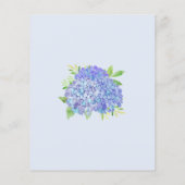 Lila Hydrangea Bouquet Budget Brautparty (Rückseite)