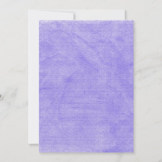 Lila Hydrangea Bridal Dusche Einladung (Rückseite)