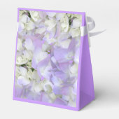 Lila Hydrangea Bridesmaids Vielen Dank Geschenkbox Geschenkschachtel (Rückseite)