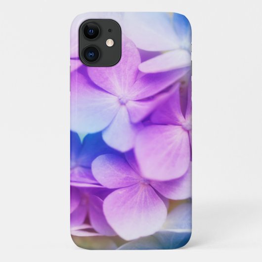 Lila Hydrangea Case-Mate iPhone Hülle (Rückseite)