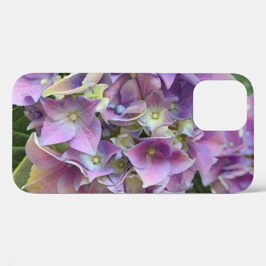 Lila Hydrangea Case-Mate iPhone Hülle (Rückseite (Horizontal))