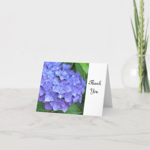 Lila Hydrangea danken Ihnen Dankeskarte