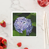 Lila Hydrangea-Foto Serviette (Beispiel)