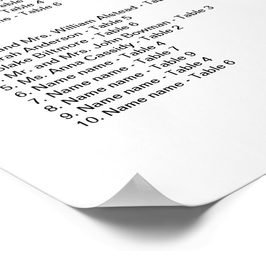 Lila Hydrangea-Hochzeitsstiftung Poster (Ecke)