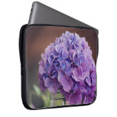 Lila Hydrangea in einem Mason-Jar-Foto Laptopschutzhülle (Vorne Rechts)
