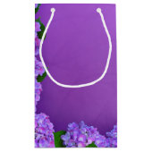Lila Hydrangea Kleine Geschenktüte (Rückseite)
