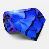 Lila Hydrangea Krawatte (Gerollt)