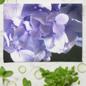 Lila Hydrangea Küchentuch (Gefaltet)