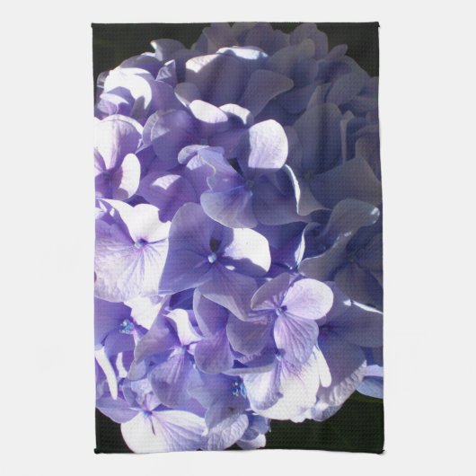 Lila Hydrangea Küchentuch (Vertikal)